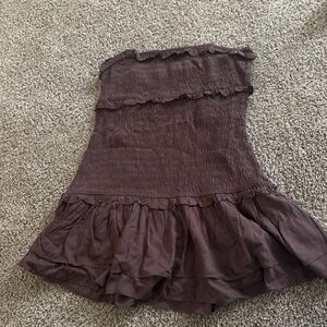 Elegant Brown Women's dress